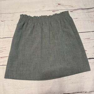 J. Crew Mercantile Gray Mini Skirt With Pockets